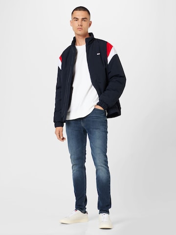 Tommy Jeans Prechodná bunda - Modrá