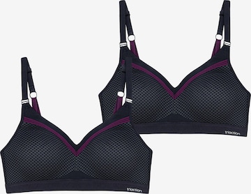 Soutien-gorge de sport ' Triaction Free Motion ' TRIUMPH en noir : devant