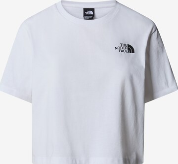 T-shirt THE NORTH FACE en blanc : devant