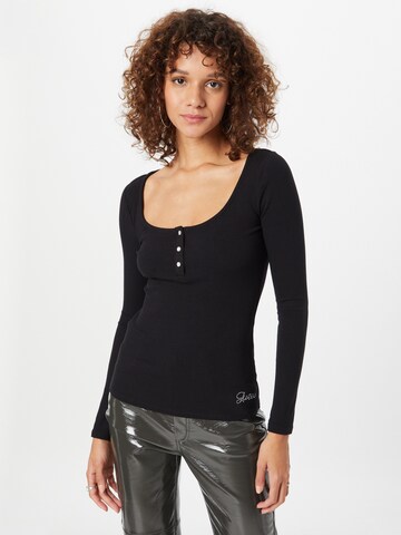 GUESS Shirt 'Karlee' in Zwart: voorkant