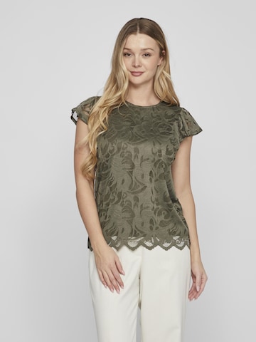 VILA Blouse in Groen: voorkant