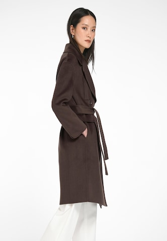 Fadenmeister Berlin Between-Seasons Coat 'New Wool' in Brown