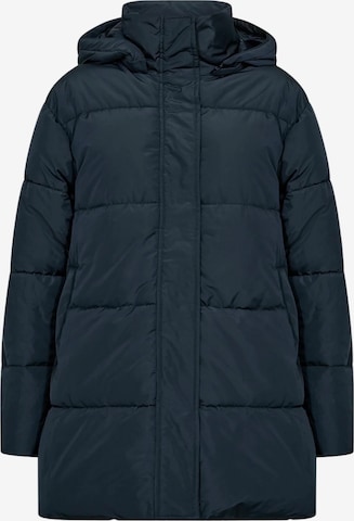 Soyaconcept Pitkä talvitakki 'NINA' värissä sininen: etupuoli