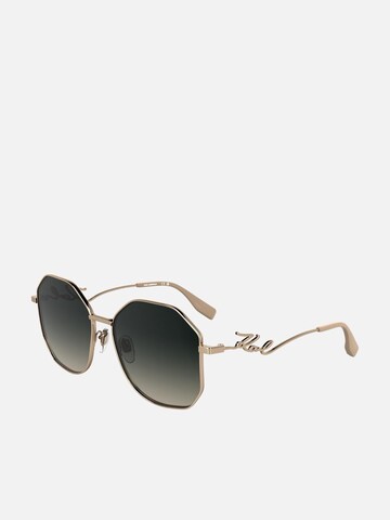 Karl Lagerfeld Zonnebril in Goud