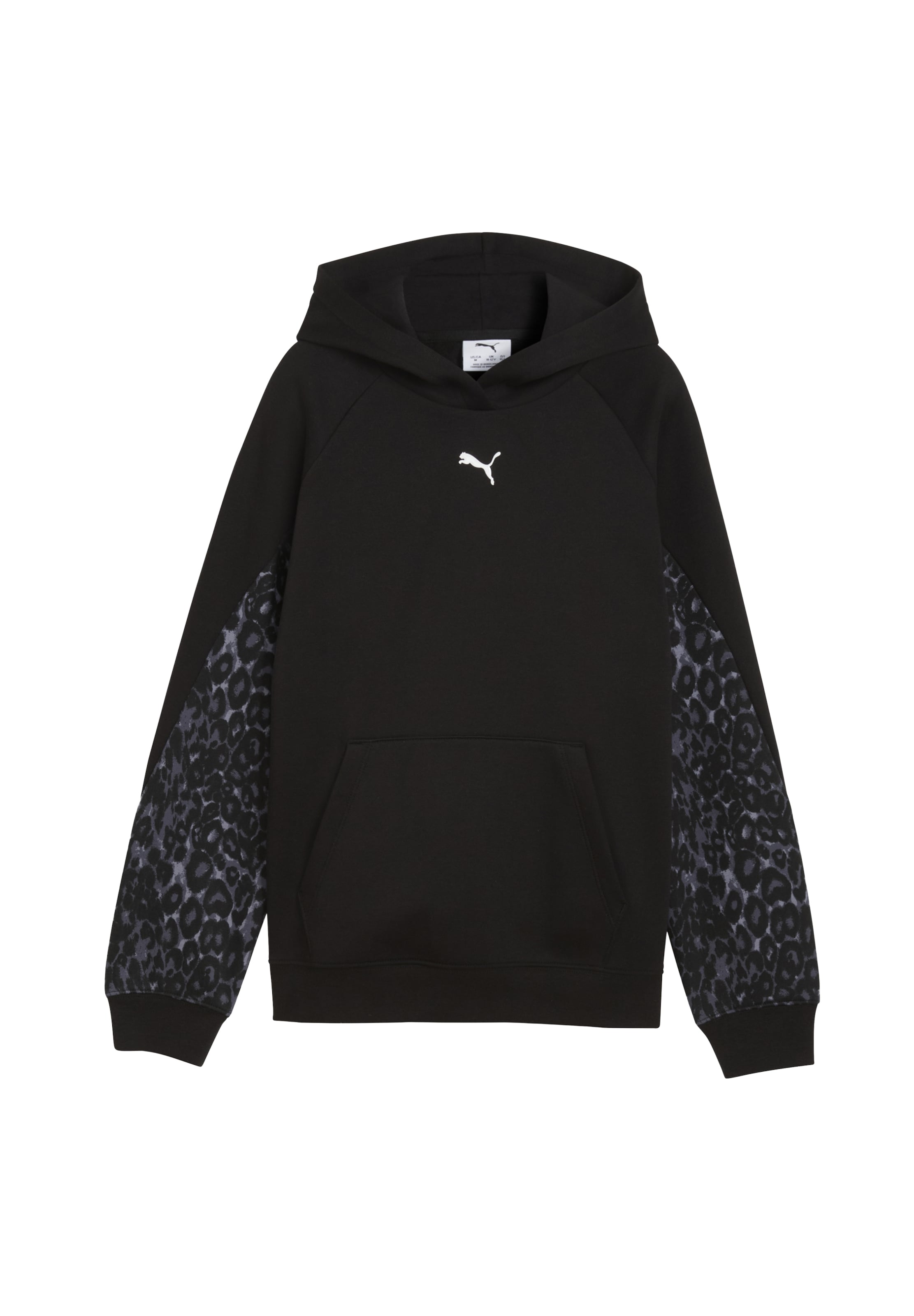 PUMA Суичър в черно: отпред