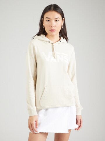 VANS Sweatshirt in Beige: Vorderseite