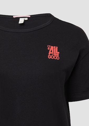 QS Shirt in Zwart