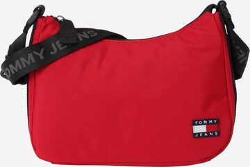 Tommy Jeans Schultertasche 'ESSENTIAL DAILY' in Rot: predná strana