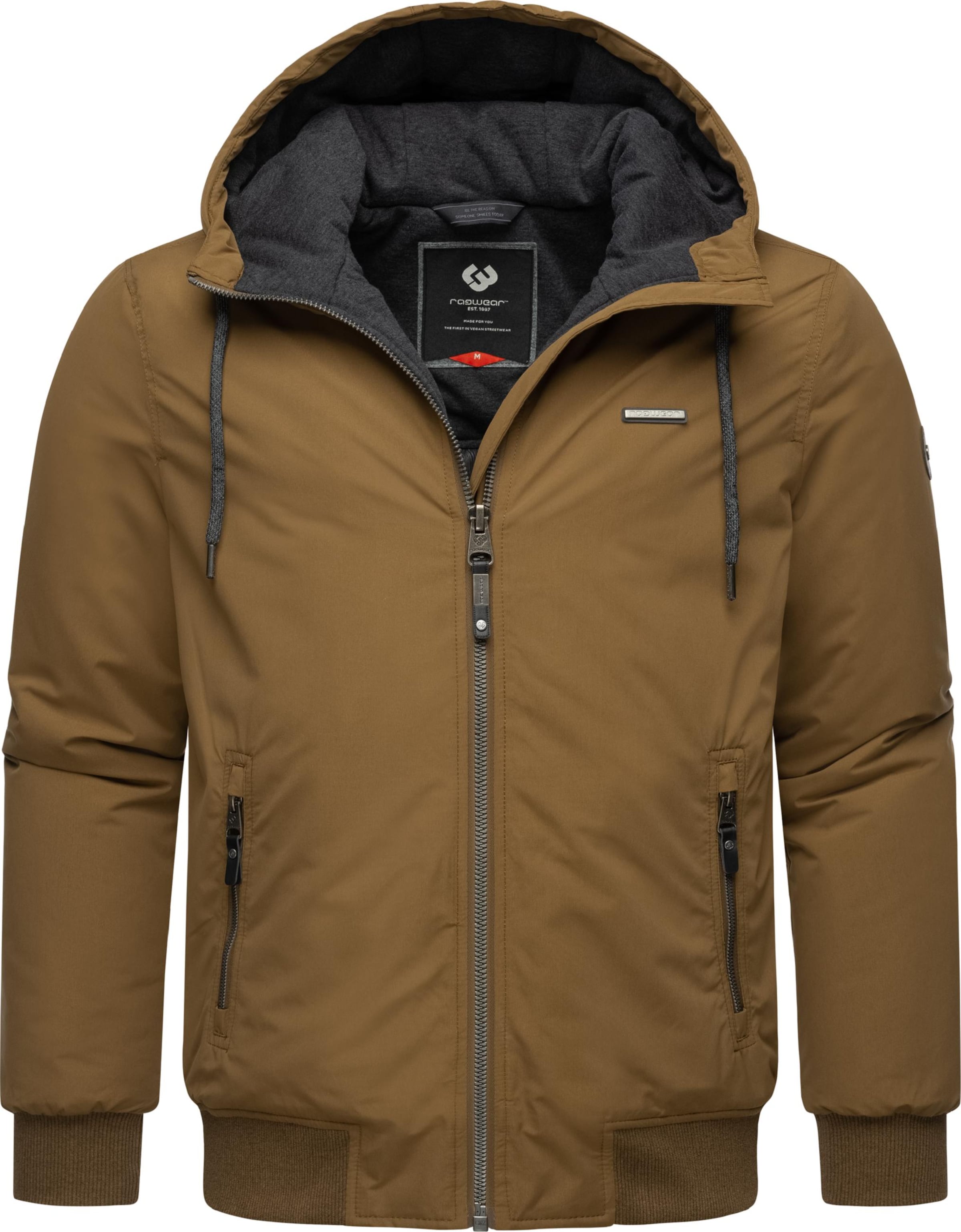 Ragwear Tussenjas 'Maddy' in Bruin: voorkant