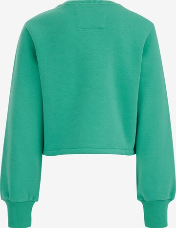 WE Fashion Sweatshirt 'SmileyWorld®' in Green