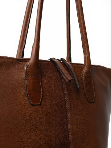RE:DESIGNED Shopper ' Silje ' in Brown: front