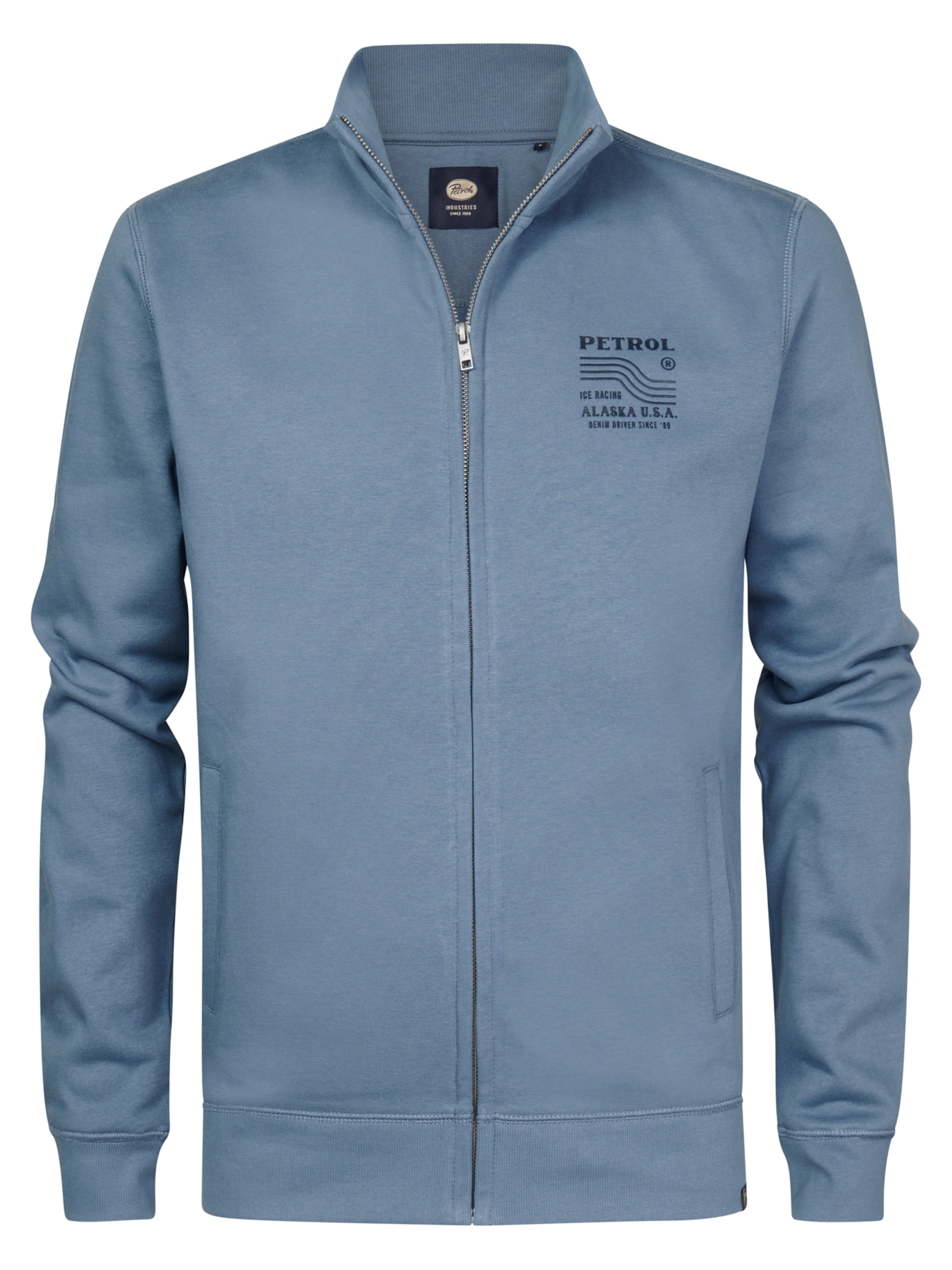 Petrol Industries Veste de survêtement en L en bleu / noir, Vue avec produit