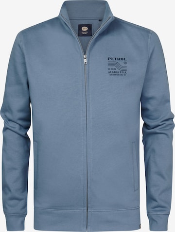 Veste de survêtement Petrol Industries en bleu : devant