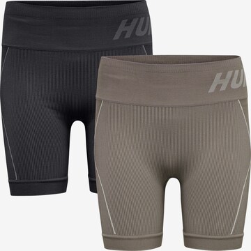 Hummel Skinny Sportshorts in Schwarz: predná strana