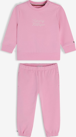 TOMMY HILFIGER Jogginganzug in Pink: Vorderseite