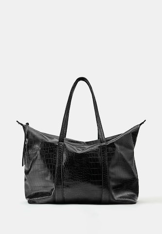 Pull&BearShopper torba - crna boja