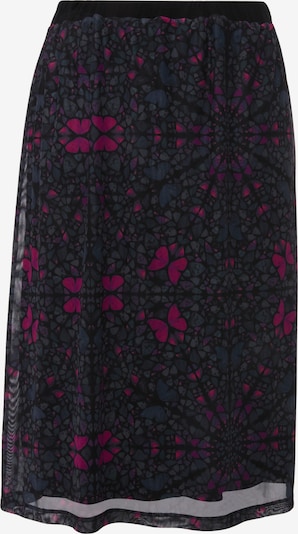 Ulla Popken Rock in 42-44 in pink / schwarz, Produktansicht