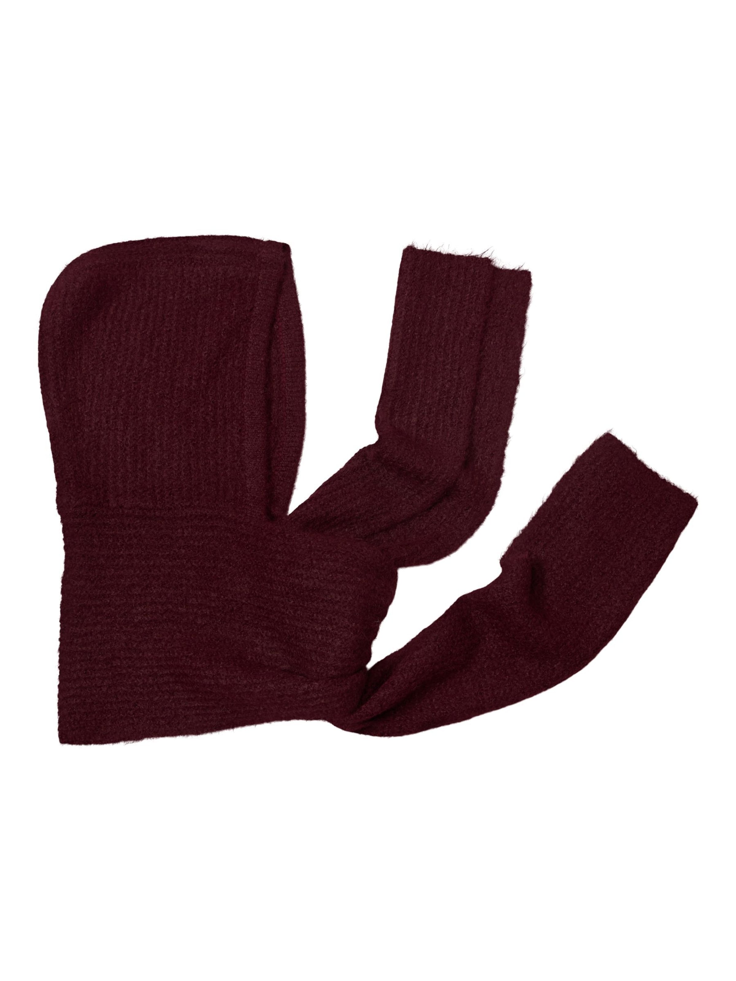 OBJECT Balaclava mit Schal in Rot: Vorderseite