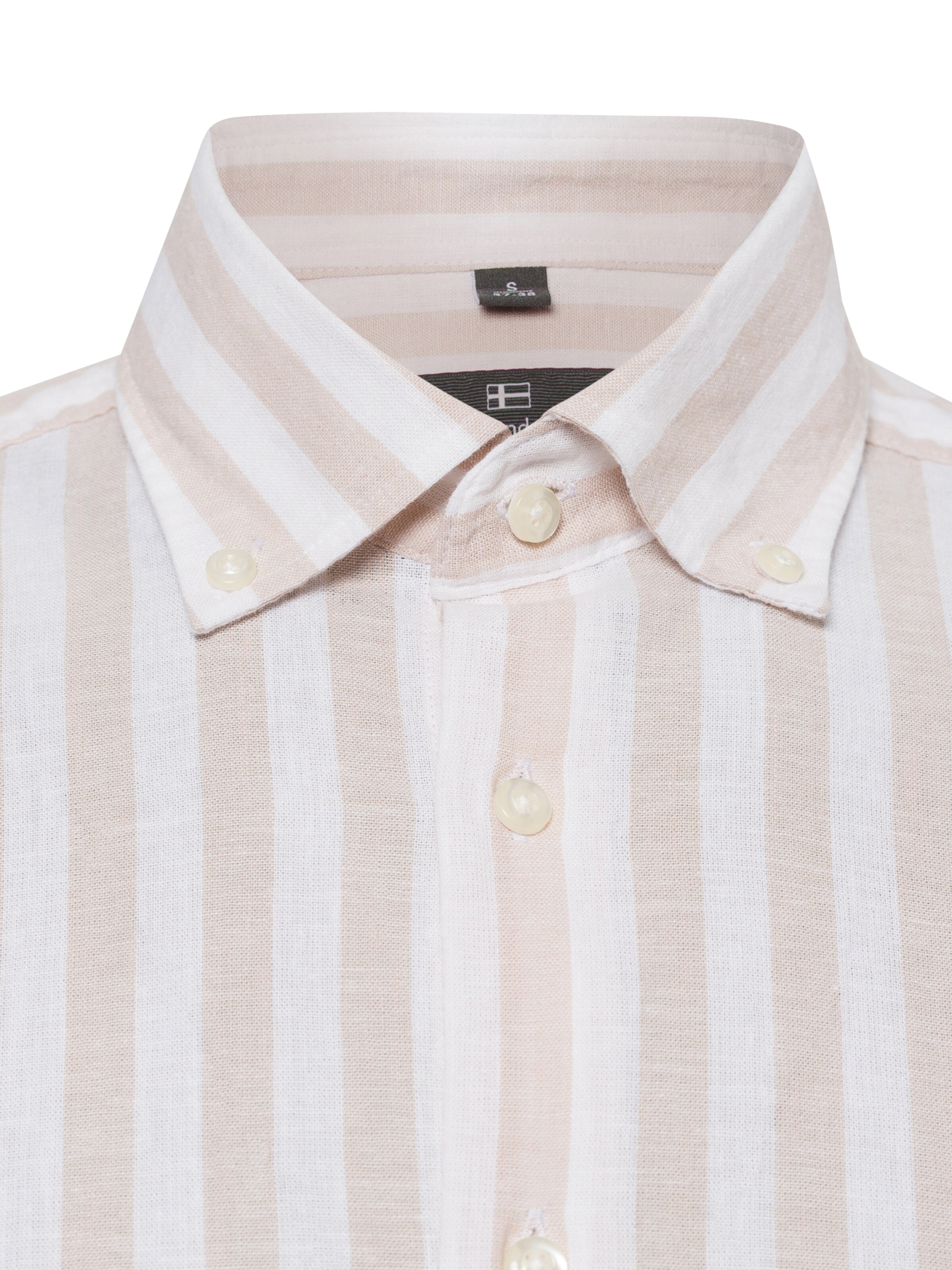 Nils Sundström Regular fit Overhemd in Beige