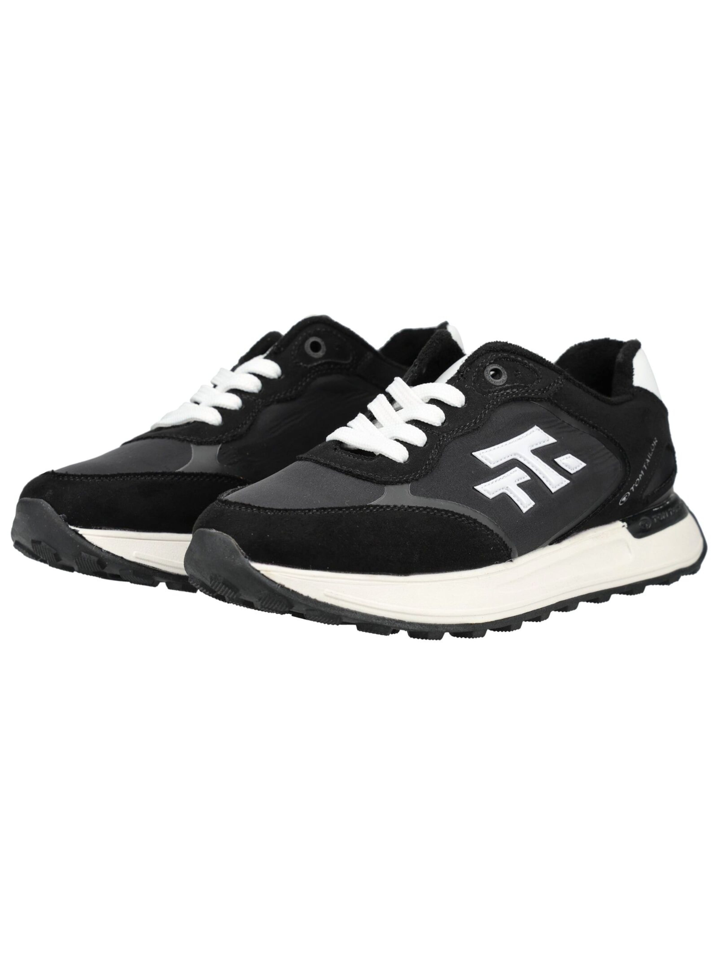 TOM TAILOR Sneakers in Black