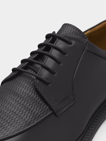 HUGO Обувь на шнуровке 'Lysander' в Черный