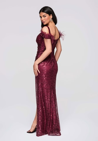 Ombre Evening dress in Red
