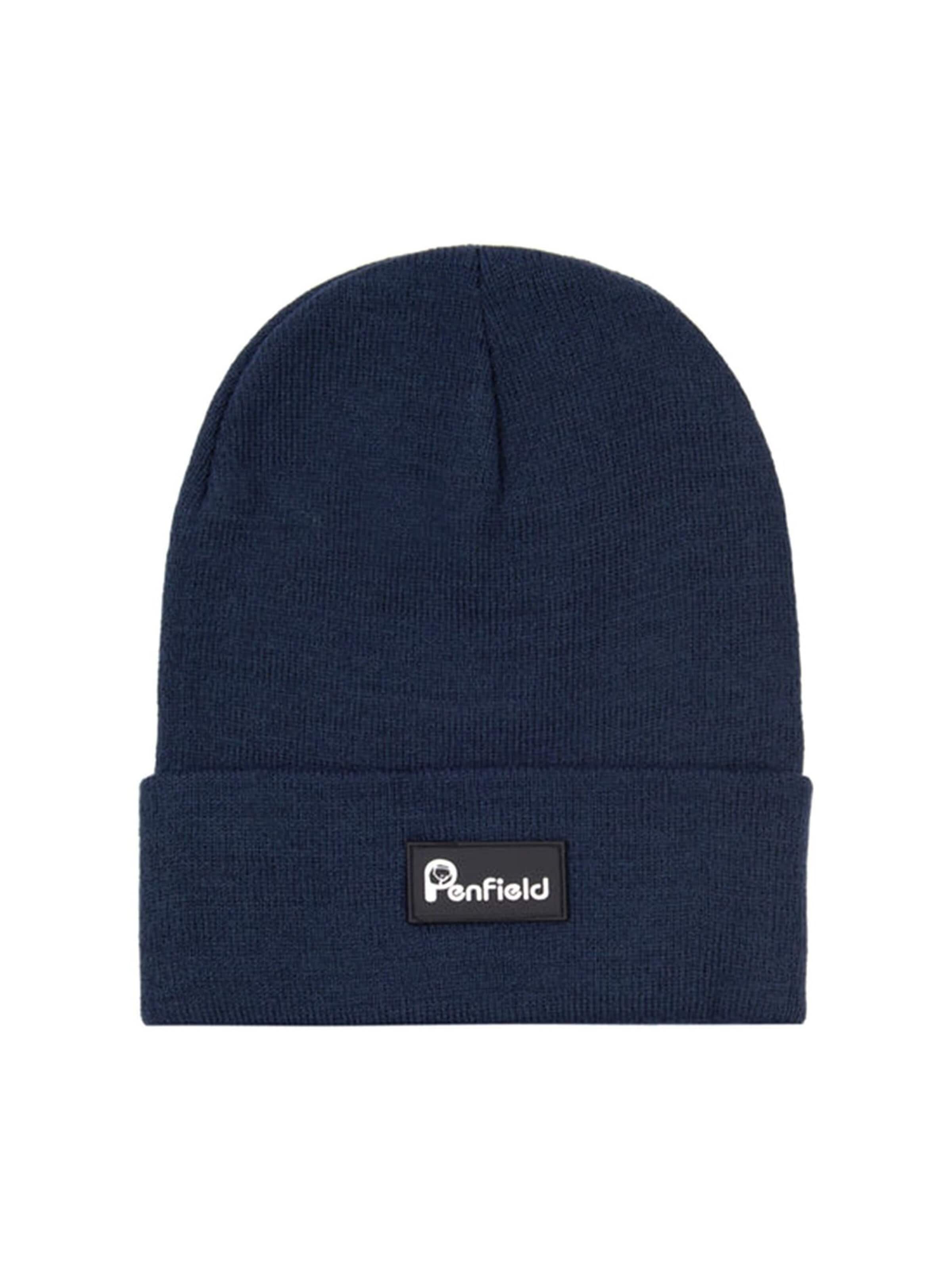 PENFIELD Hat 'Bear Reverse Badge Be Navy Blazer' in Blue: front