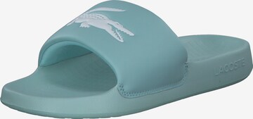 LACOSTE Pantoletter 'Croco 1.0' i grøn: forside