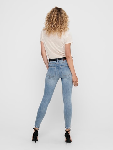 ONLY Slimfit Jeans 'Mila' in Blauw