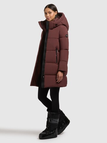 Cappotto invernale 'Haya2 Matt' di khujo in rosso