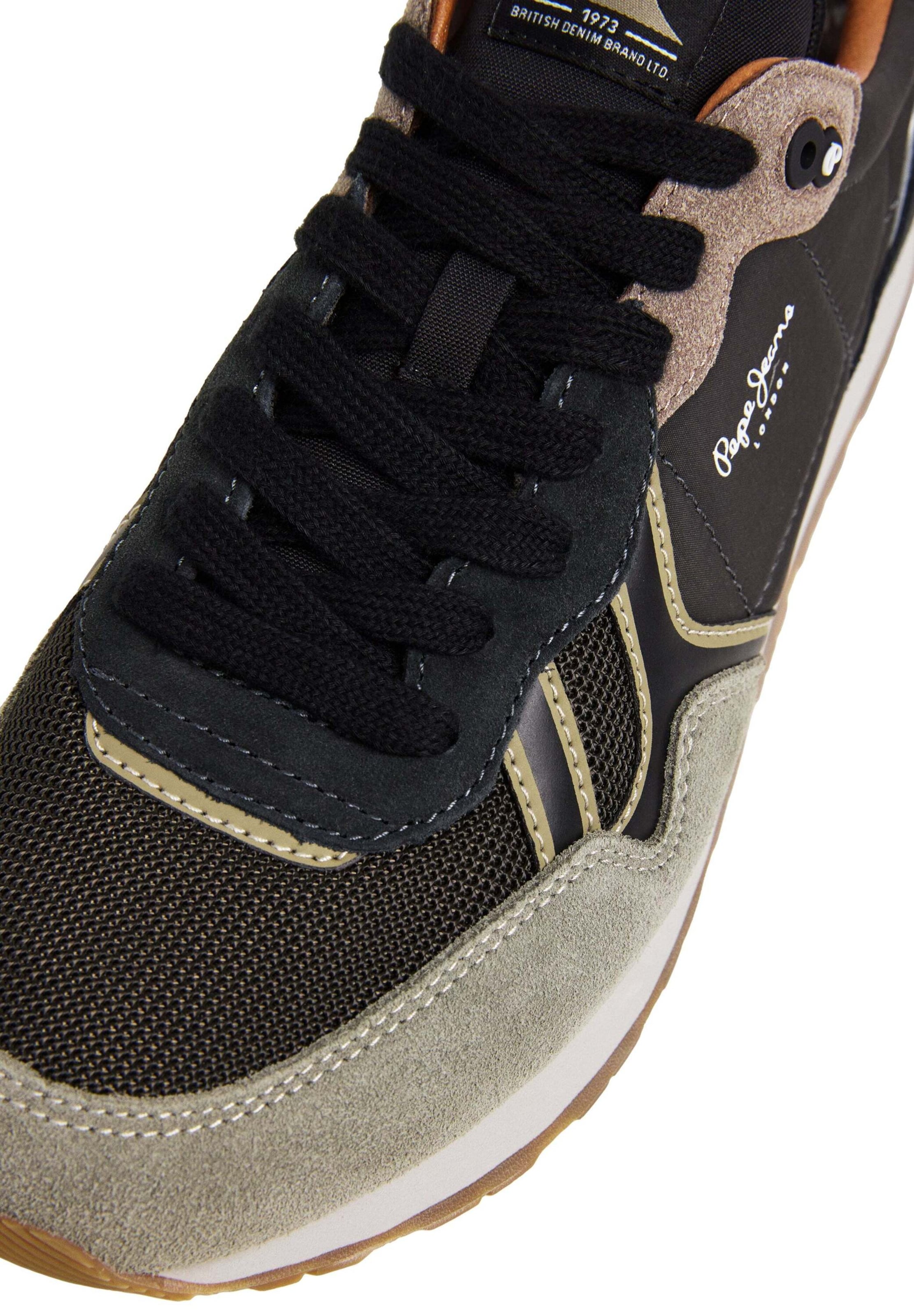 Baskets basses 'Brit City' Pepe Jeans en gris