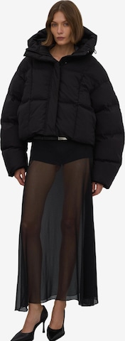 Estro Winterjacke '11443-280' in Schwarz: Vorderseite