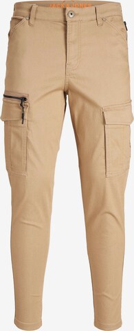 JACK & JONES Cargobroek 'Ace Dex' in Bruin: voorkant