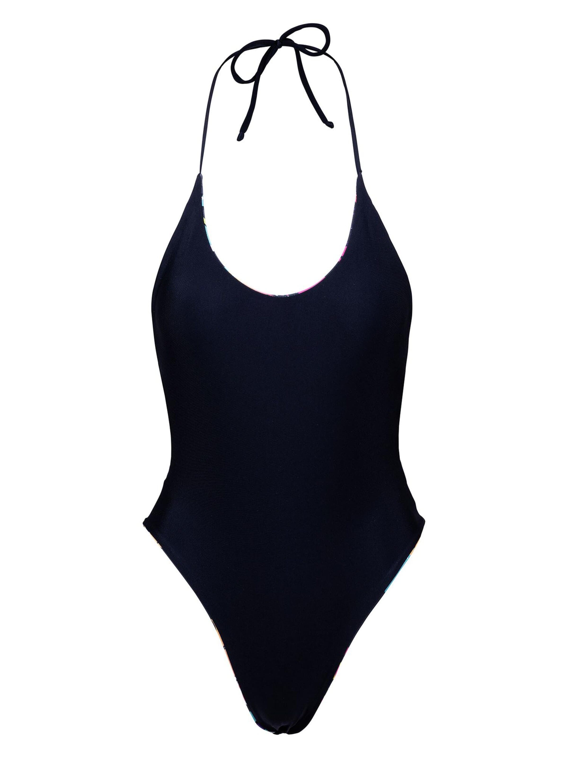Kalaia Bralette Swimsuit 'Grafiti' in Black