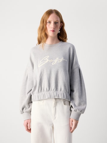 BOSS Majica 'C_Easton' | siva barva: sprednja stran