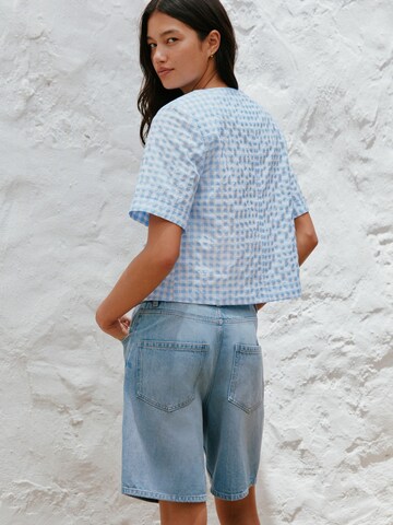 Next Regular Shorts in Blau