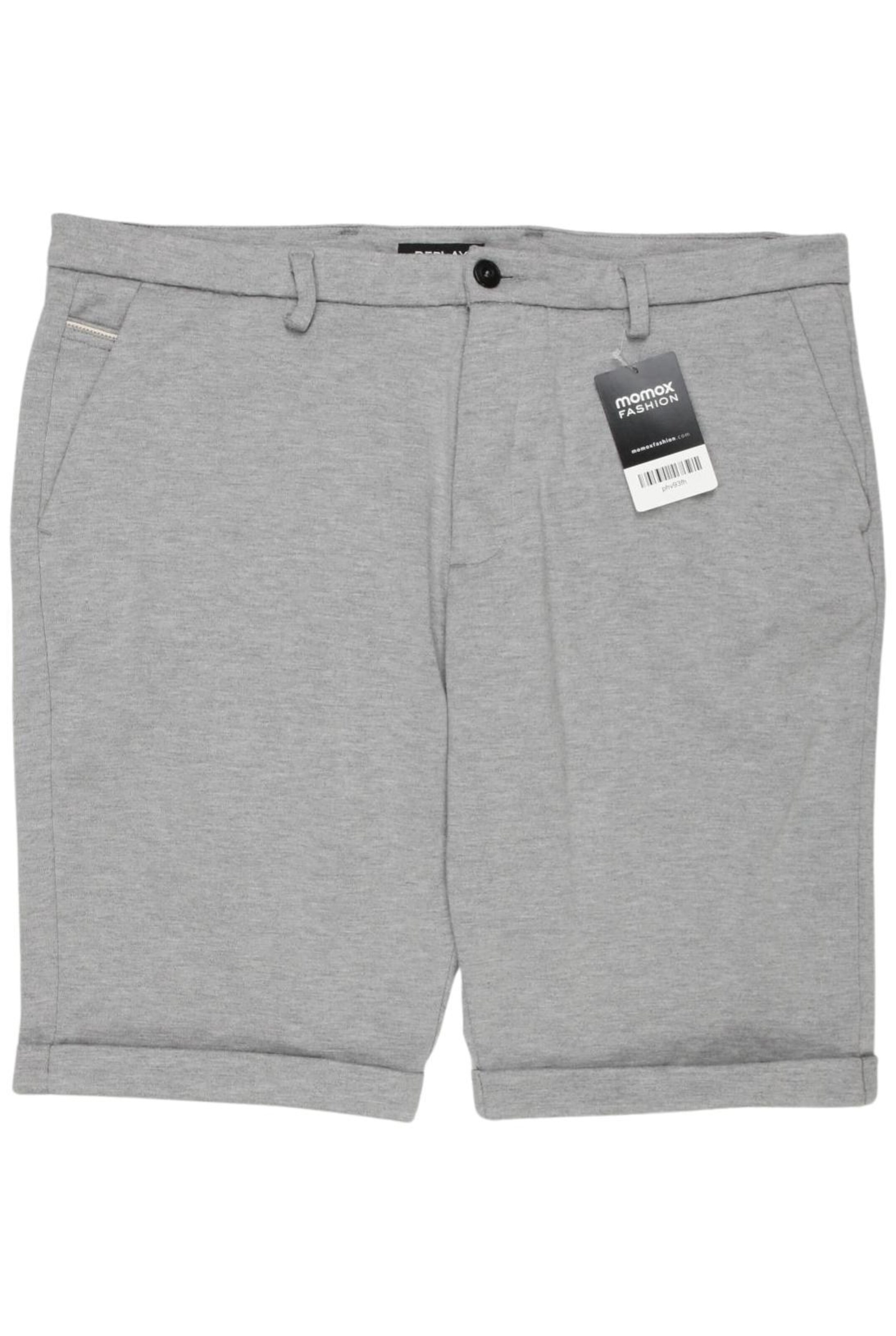 REPLAY Shorts 36 in Grau: Vorderseite