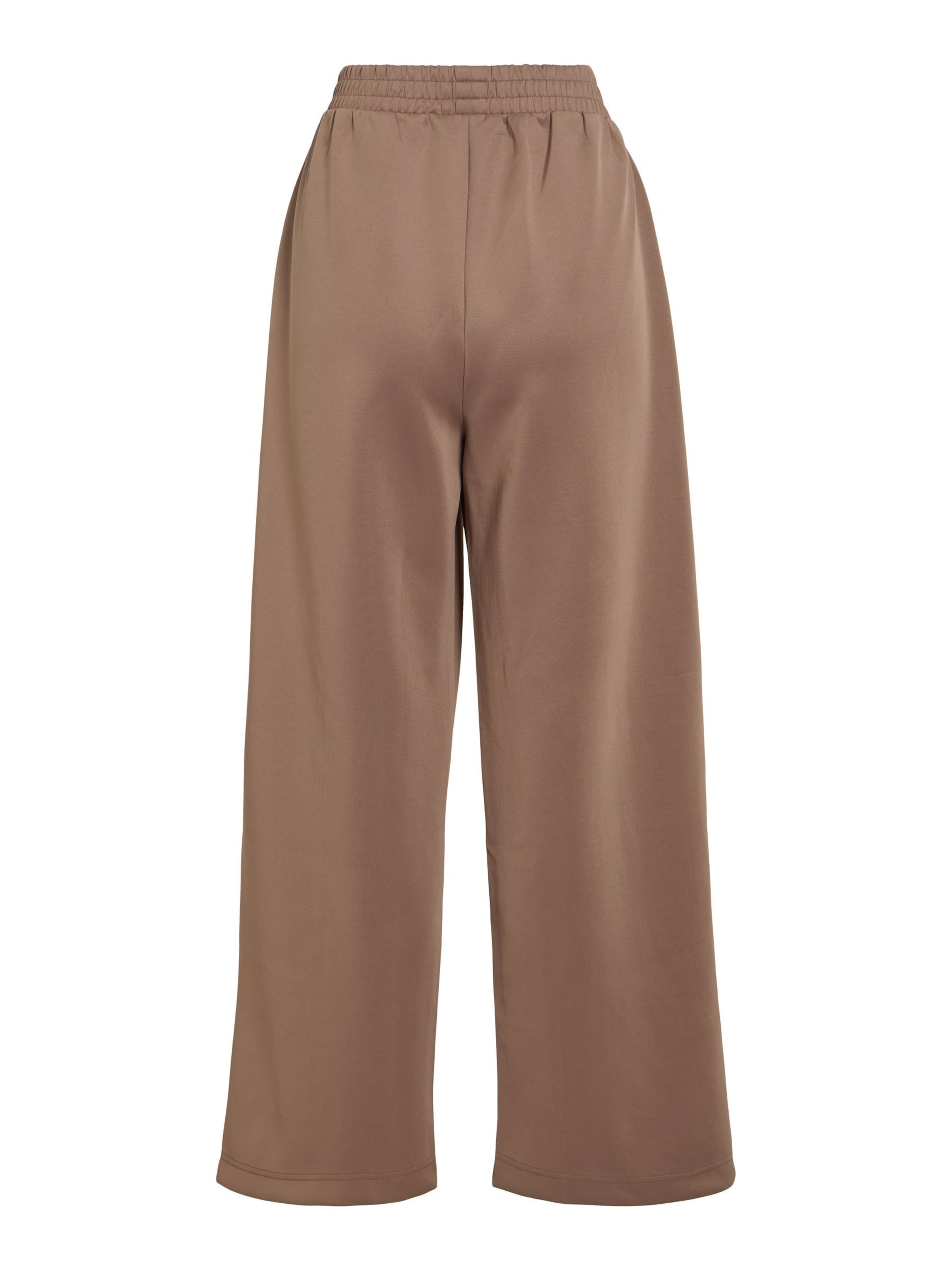 VILA Loose fit Pants 'VILoana' in Brown