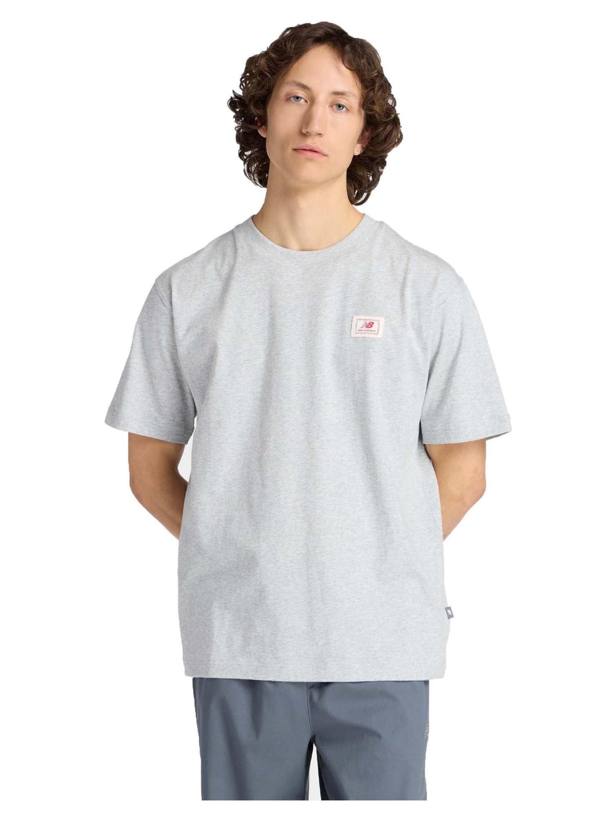 Maglietta di new balance in grigio: frontale