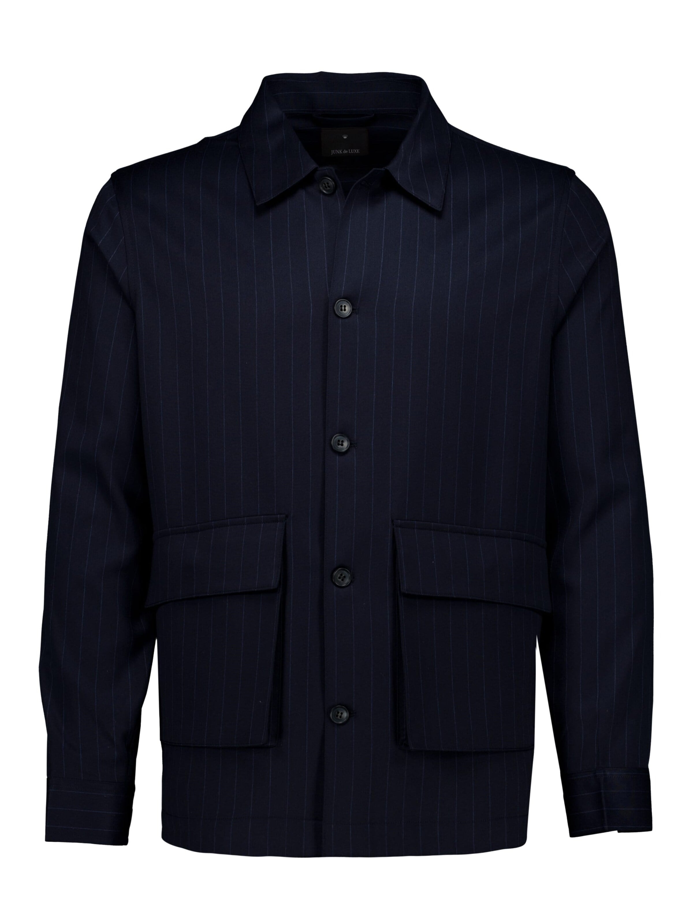 Junk de Luxe Between-Season Jacket in Blue: front