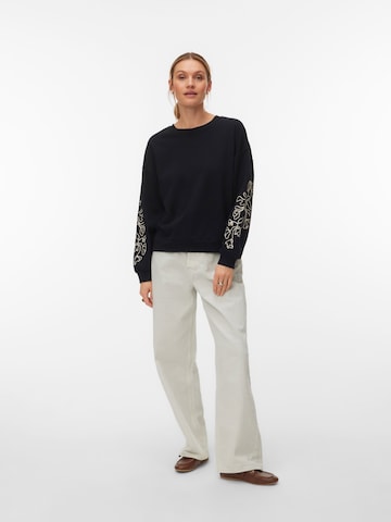 Bluză de molton 'VMLada' de la VERO MODA pe negru