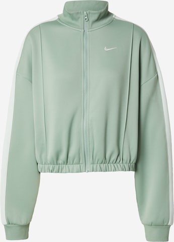 Nike Sportswear Кофта на молнии в Зеленый: спереди