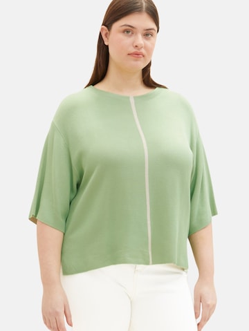 Pulover de la Tom Tailor Women + pe verde