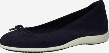 TAMARIS Ballerina in Blauw: voorkant