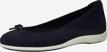 Ballerines TAMARIS en bleu : devant