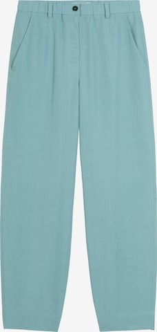 Marc O'Polo Wide leg Broek in Blauw: voorkant