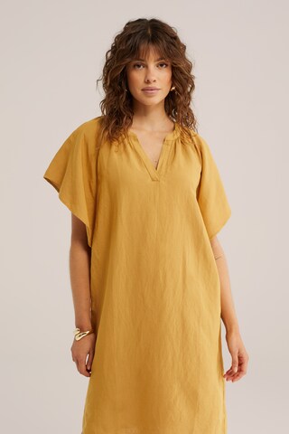 Robe WE Fashion en jaune : devant