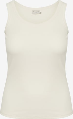 KAFFE CURVE - Top 'Carina' em branco: frente