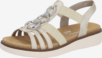 REMONTE Sandaal in Beige: voorkant