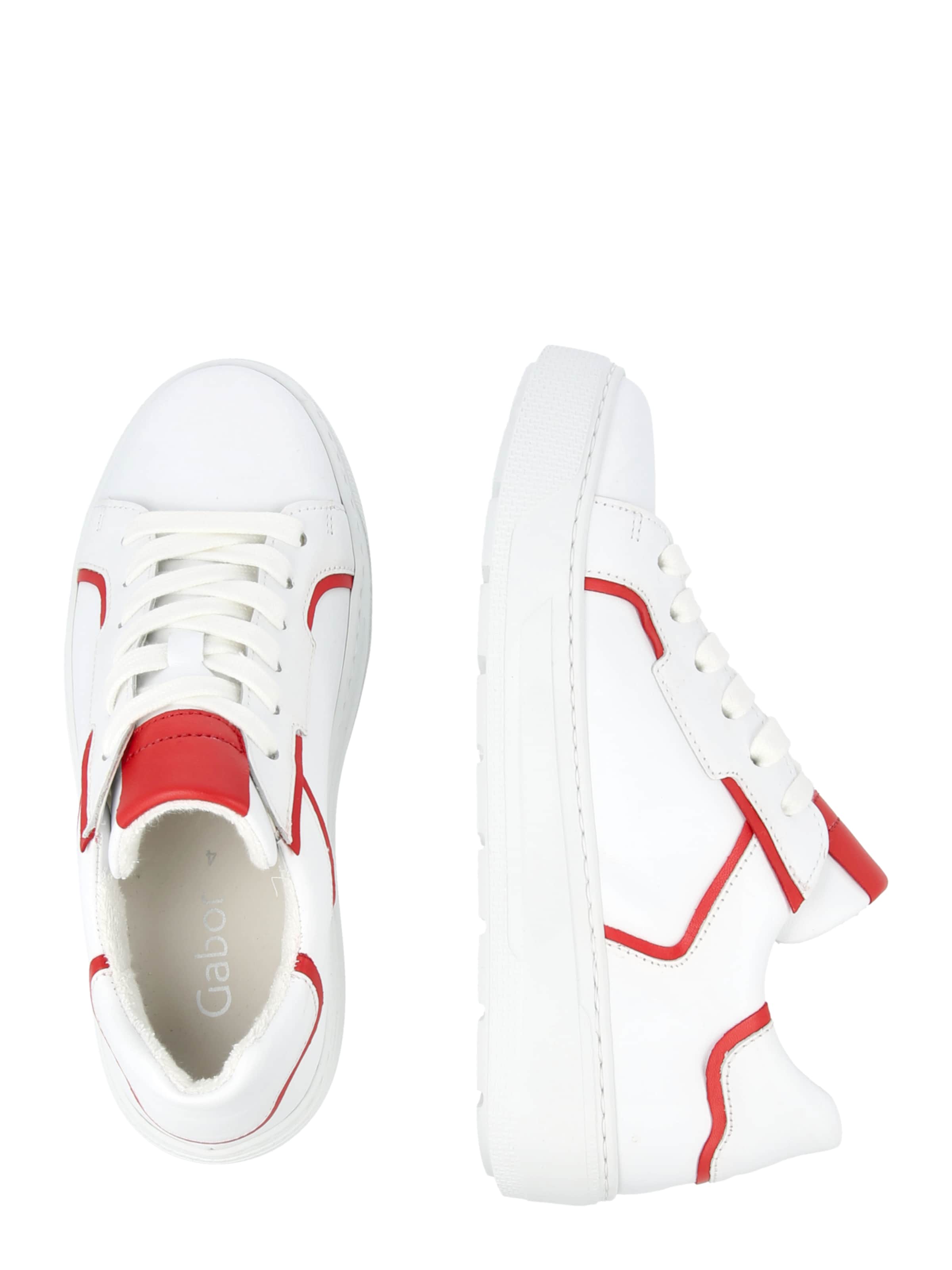 Sneaker bassa di GABOR in bianco: lato